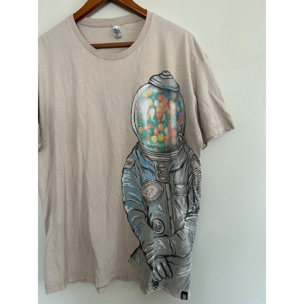 DBH Tee T-Shirt with astronaut bubble gum hat cotton Size XLarge - Picture 4 of 10